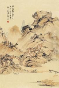 Landscape In The Style Of Wangmeng by Zhang Shanzi