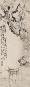 Pavilion Under The Old Pine by Huang Shaoqiang