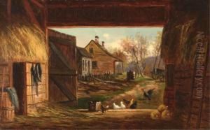 Old Barn At Bartlett,
New Hampshire by Frank Henry Shapleigh