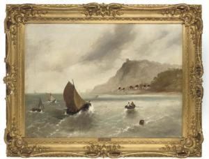 A Shore At Smugglers Cove by Arthur William Sharp
