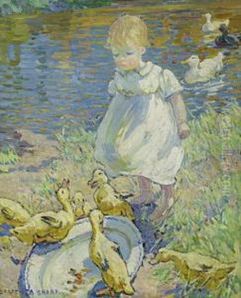 Feeding Ducks - view 1