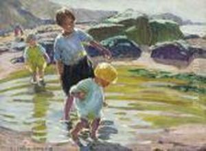 Gathering Shells by Dorothea Sharp
