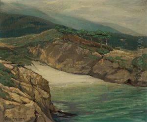 Peaceful Cove, California Coast by Louis Hovey Sharp