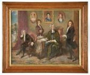 Jonathan Swift With Pope And Other Friends. by Eliza Sharpe