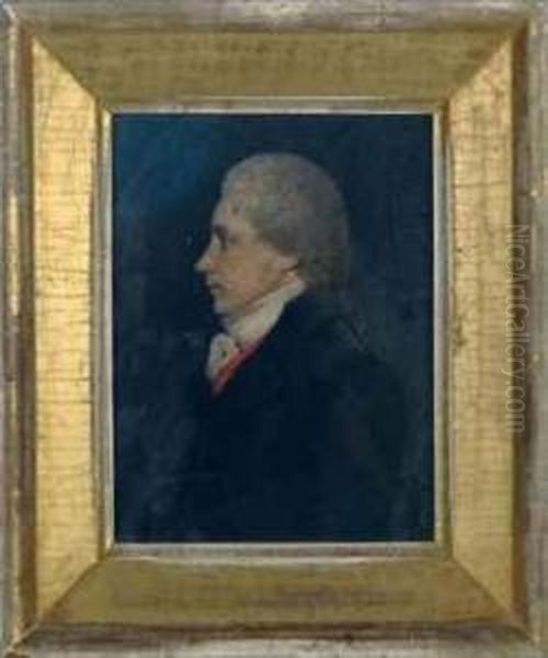 Portrait Of A Gentleman In Profile - view 1