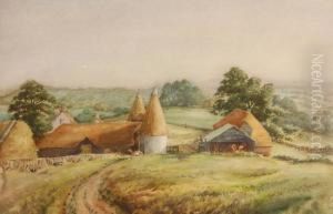 Agmerhurst Farm, Battle, Sussex by Rolinda Sharples