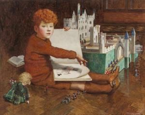 Surrounded By My Toys by John Byam Liston Shaw