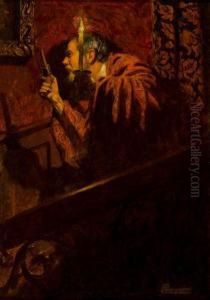 Man On Stairway