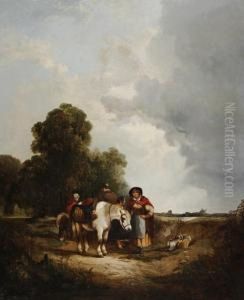 Gypsies In A Field