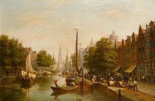 Canal Scene, Amsterdam - view 1