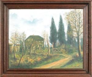 Landscape With Cottage by Victor Shearer