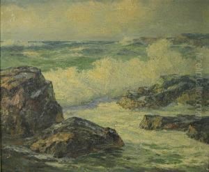 Sunlit Breakers, Near Ogunquit, Maine by Peter Winthrop Sheffers