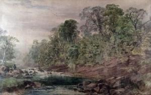 View Of The River Wye by George Sheffield