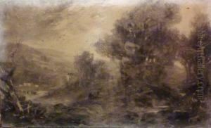 Valley Landscape by George Sheffield