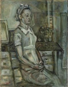 Woman In The Kitchen by Menachem Schmidt Shemi