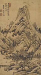 Sitting In The Mountains by Shen Zongjing