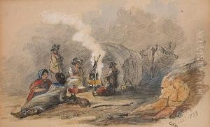 Gypsy Encampments by George Shepheard