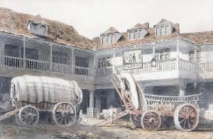The Talbot Inn, Southwark by George Shepherd