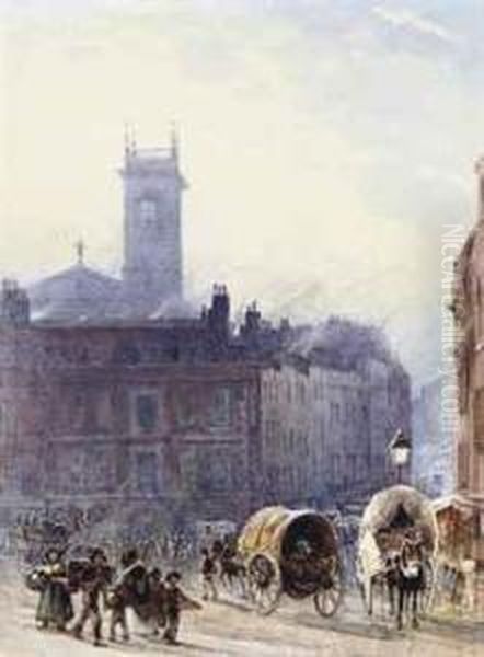 A Busy Street, Holborn, London - view 1
