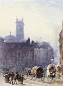 A Busy Street, Holborn, London