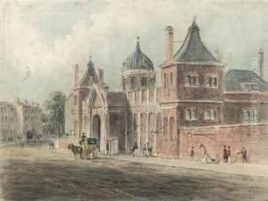 Montague House, The Original Building Housing The British Museum,london by George Shepherd