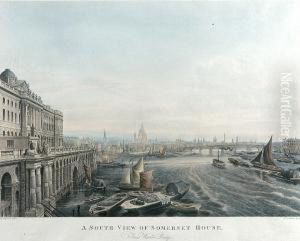 A South View Of Somerset House by J.H. Shepherd