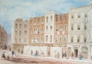 King Street, Covent Garden, With A View Ofdebenham And Storr Auctioneers