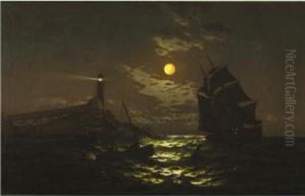 Shipping Off The Coast - view 1