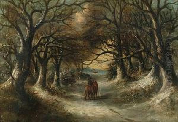 Gainsborough Lane In Snow - view 1