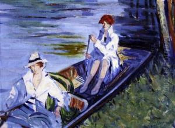 Women In A Punt - view 1