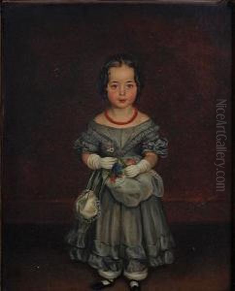 Portrait Of Mary Anne Nevile As A Child - view 1