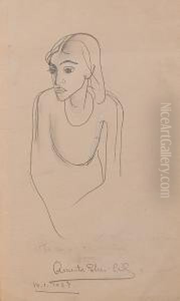 Seated Girl (study For - view 1