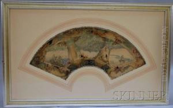 Winter Scene With Mythical Figures And Animals/design For Afan - view 1