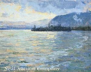 Squally Day, Blue Mountain Lake by Mary Clare Sherwood