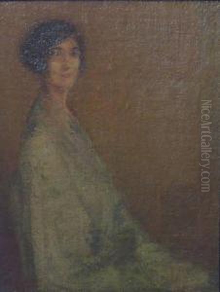 Portrait Of Aunt Mab (artist's Wife) - view 1