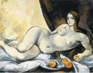 Reclining Nude With Apples Reclining Nude With Apples