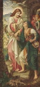 Christ Leads The Blind Man Out Of Bethsaida by Frederic James Shields