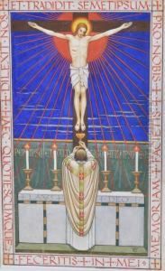 Pre-raphaelite Stained Glass Window Design From Stanbrook Abbey by Frederic James Shields