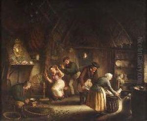 A Fisherman's Cottage, Musselburgh by William Shiels