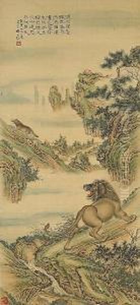Lion And Wolf - view 1