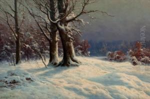 Winter Landscape by Andrei Nikolaevich Shilder