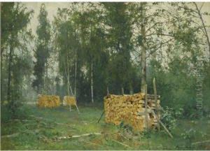 Autumn Morning by Andrei Nikolaevich Shilder
