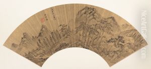 Landscape by Wang Shimin
