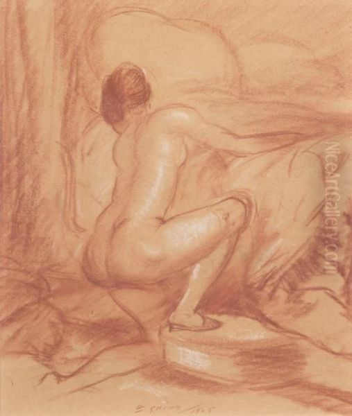 Kneeling Nude - view 1