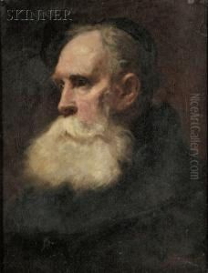 Profile Of A Bearded Man by Walter Shirlaw