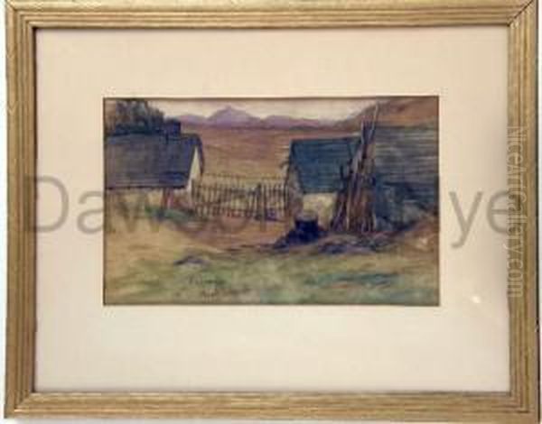 Depicting A Fence Between Two Buildings - view 1