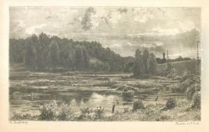 A Swamp By The Warsaw Railway by Ivan Shishkin