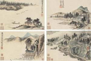 Mountain Retreat by Shitao Daoji