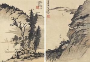 Landscapes by Shitao Daoji