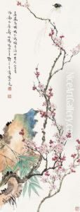 Plum And Bird by Wang Shizi